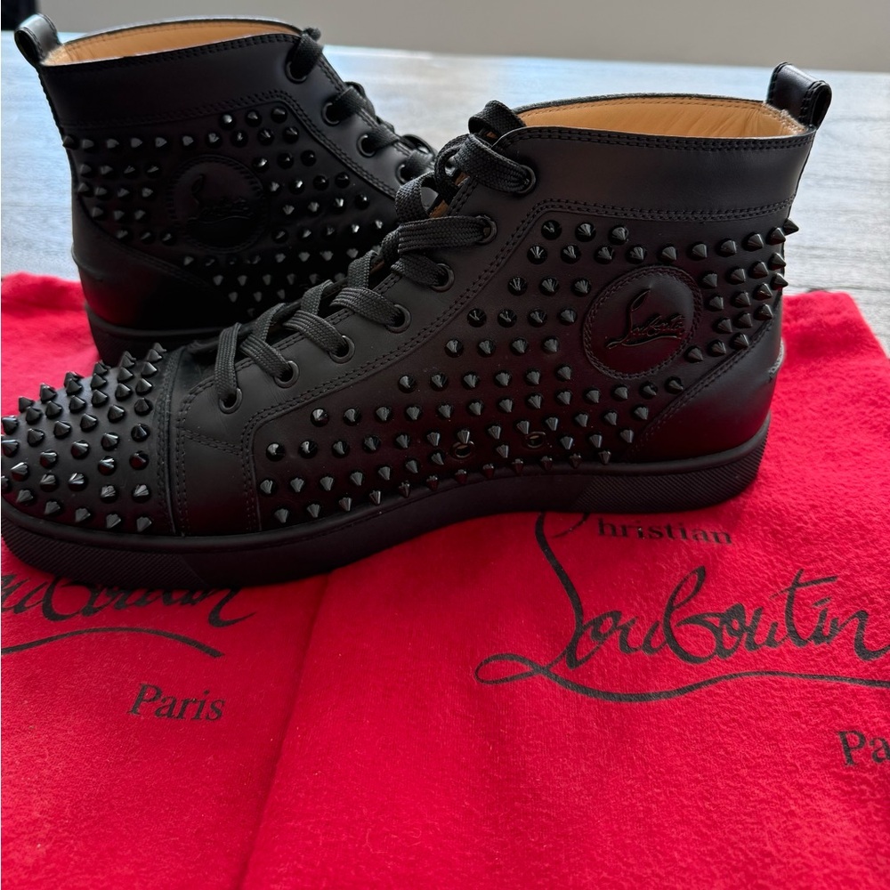Christian Louboutin Louis Spikes Sneakers
